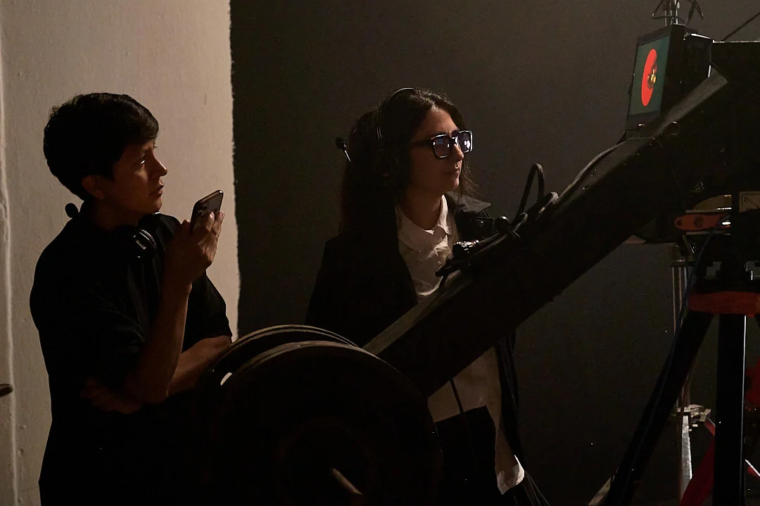 Nash Corbalán behind the camera