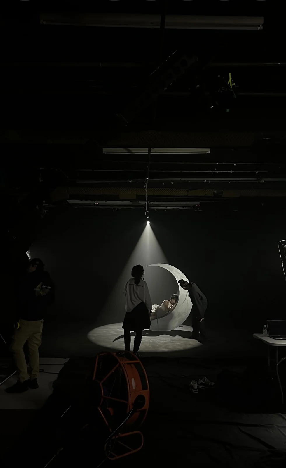 Nash Corbalán behind the camera